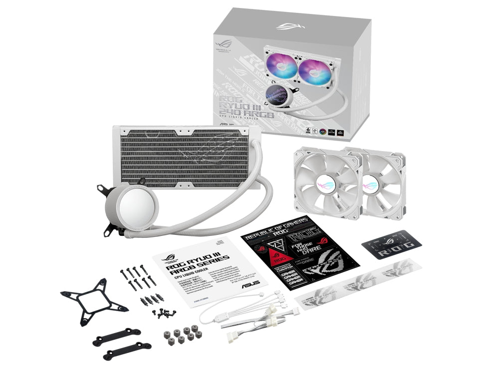 Enfriamiento Liquido Asus Rog Ryuo Iii 240 Argb Wht White Edition