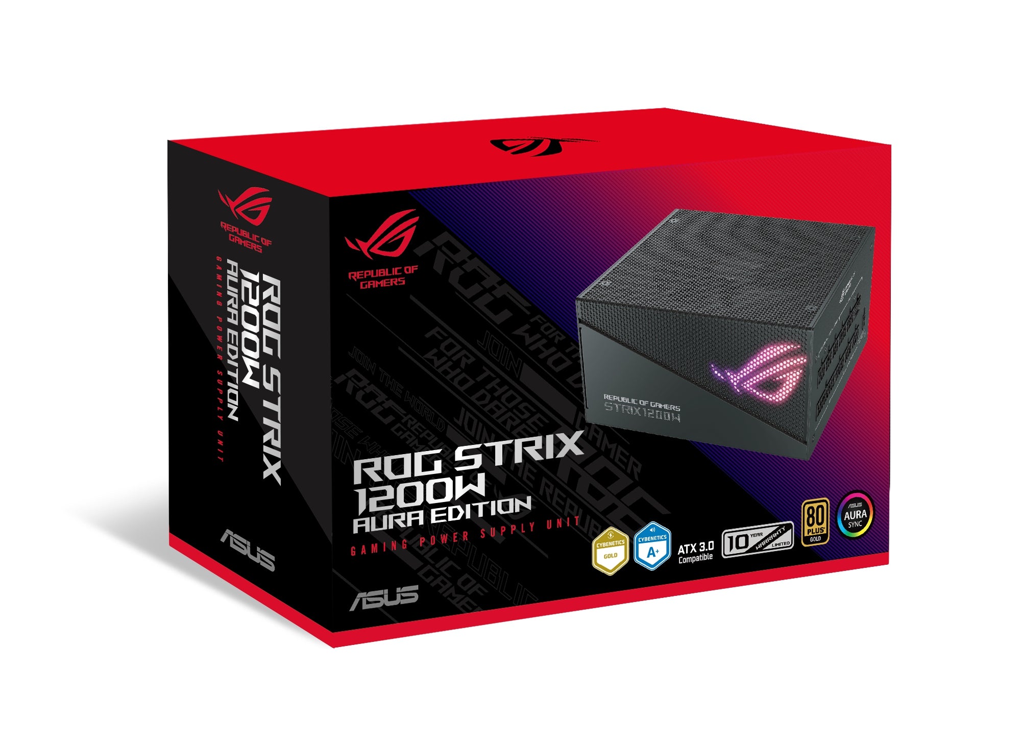 Fuente De Poder Asus Rog-Strix-1200G-Aura-Gaming 1200W Atx12V/Argb