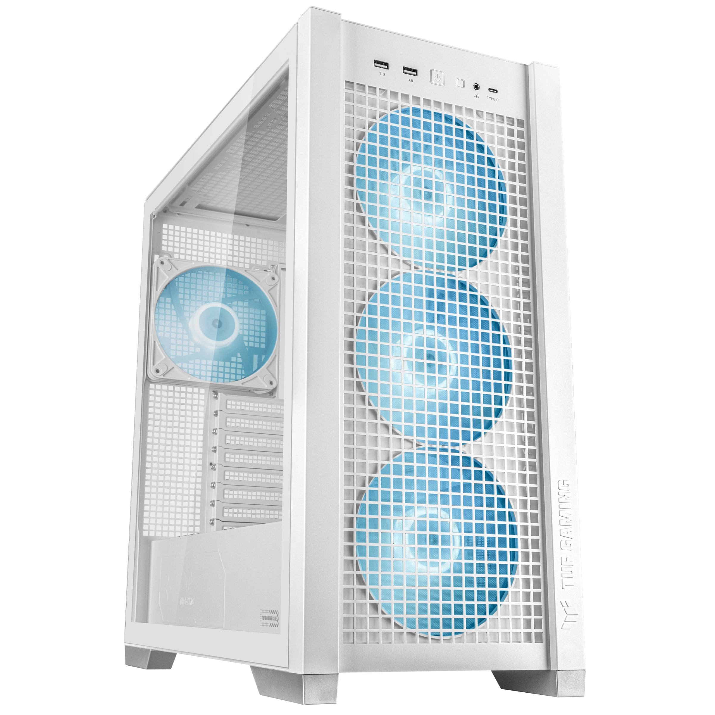 Gabinete Asus Tuf Gaming Gt302 Argb M-Atx White Fans 4 X 140Mm