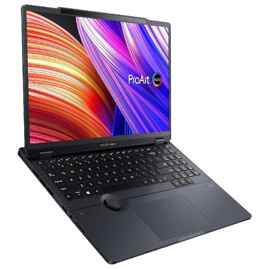 Laptop Asus Studiobook Proart W7604J3D, Core I9-13980Hx, 32Gb, 1 Tb Ssd, 16 Pulgadas 3.2K Oled Touch, Win 11 Pro, Negro, Sd Card Reader, Rtx 3000 8Gb, Grado Militar, 1 Año De Garantia