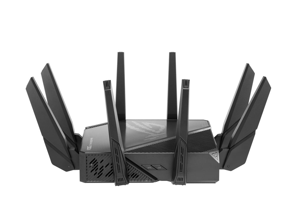 Router Gamer Asus Ax11000 Pro/1148-4804Mbps/2.4 Y 2X 5Ghz/4X Lan Gbe/Mu-Mimo/2X Usb/8X Antenas Ext/Control Parental/Vpn/Aimesh/Wtfast/Wifi 6/Rgb