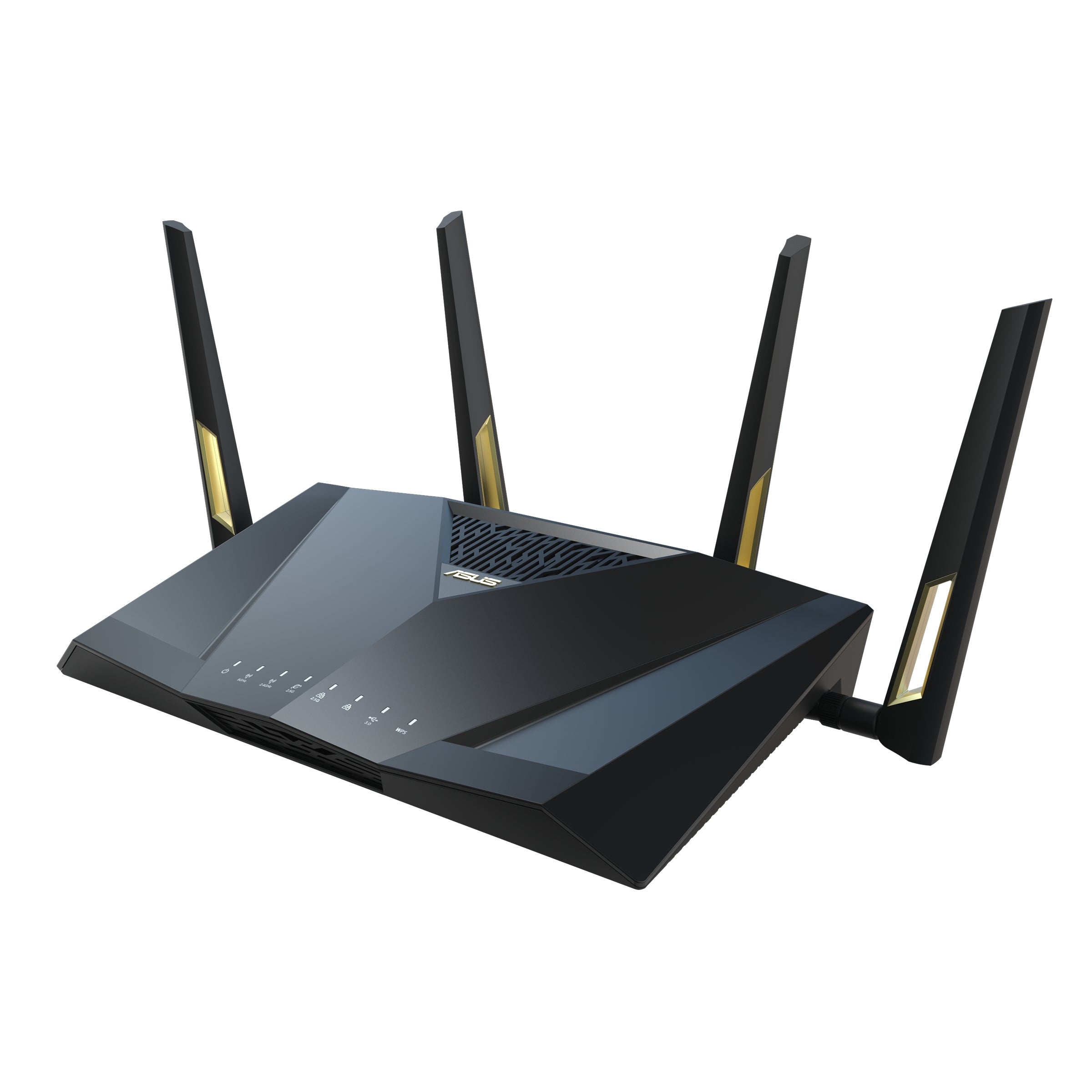 Router Gamer Asus Ax6000/1148-4804Mbps/2.4 Y 5Ghz/4X Lan Gbe/Mu-Mimo/Usb/4X Antenas Ext/Control Parental/Vpn/Aimesh/Wtfast/Wifi 6