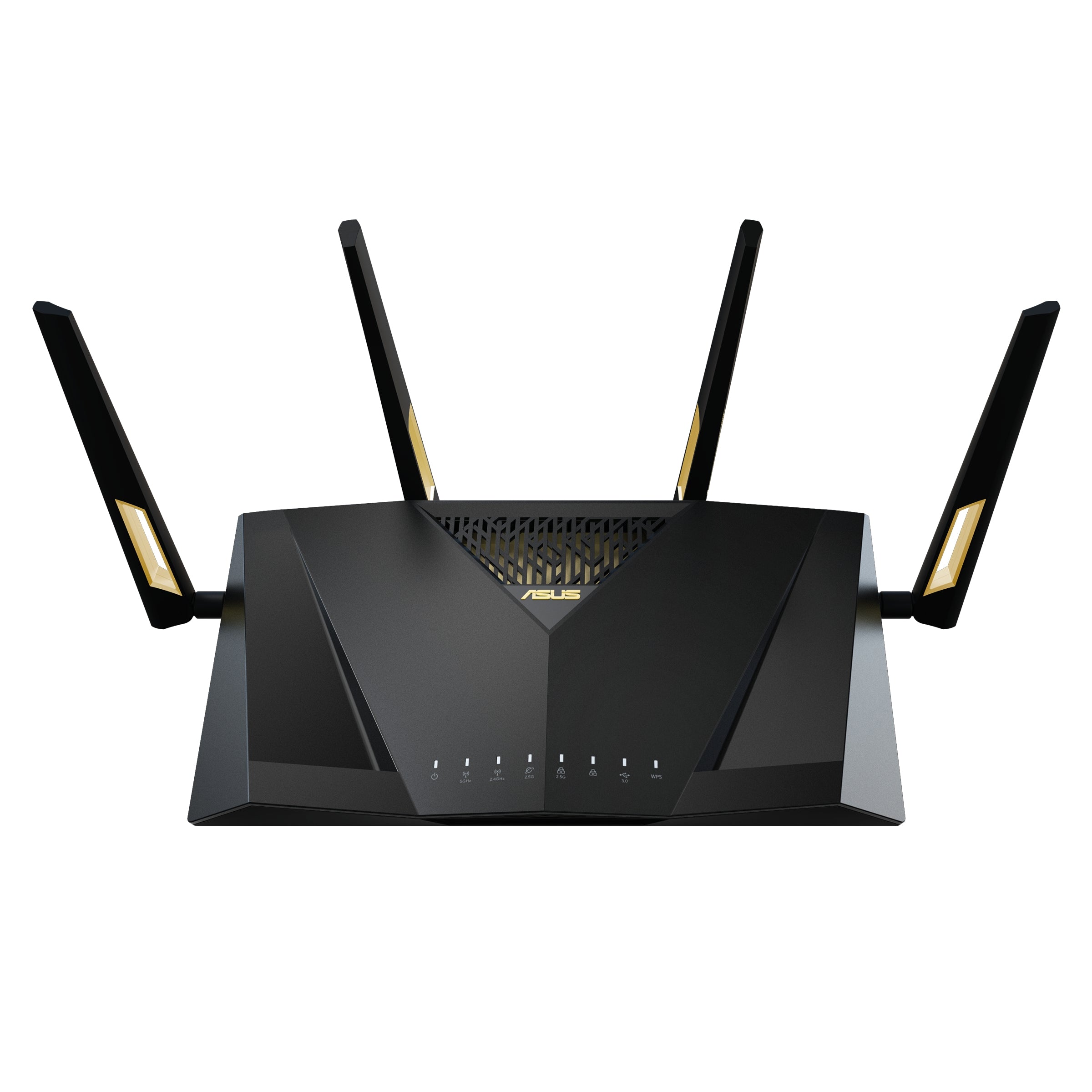 Router Gamer Asus Ax6000/1148-4804Mbps/2.4 Y 5Ghz/4X Lan Gbe/Mu-Mimo/Usb/4X Antenas Ext/Control Parental/Vpn/Aimesh/Wtfast/Wifi 6