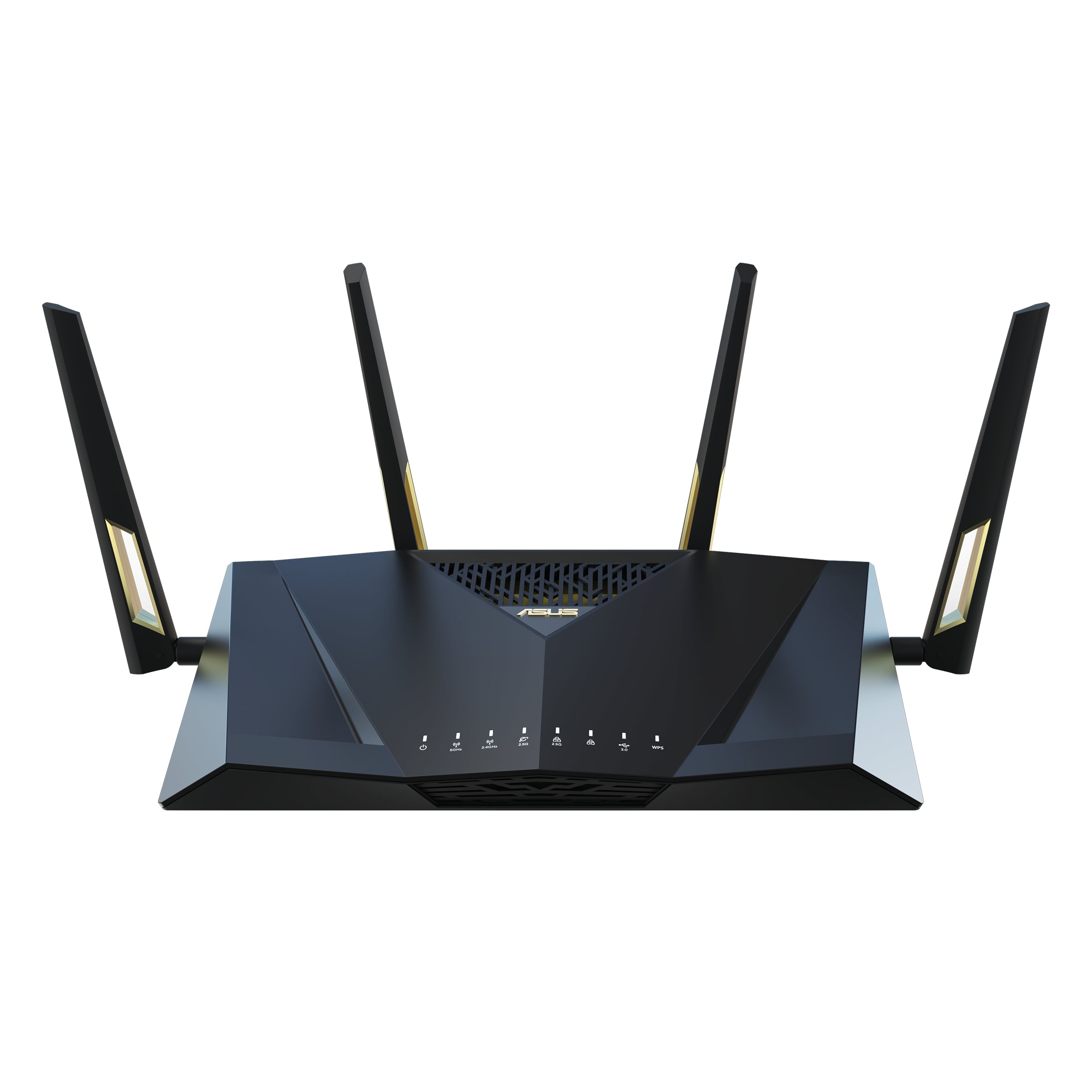 Router Gamer Asus Ax6000/1148-4804Mbps/2.4 Y 5Ghz/4X Lan Gbe/Mu-Mimo/Usb/4X Antenas Ext/Control Parental/Vpn/Aimesh/Wtfast/Wifi 6