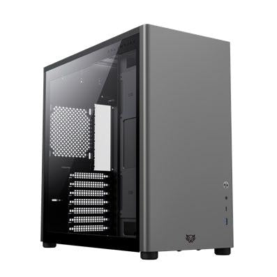 Gabinete Gamer Balam Rush Eris Specialgm985 / Media Torre / Atx, Micro Atx, Mini Itx / Iluminacion Led / Panel Cristal Templado, Metal / Negro - Gris / Br-935654