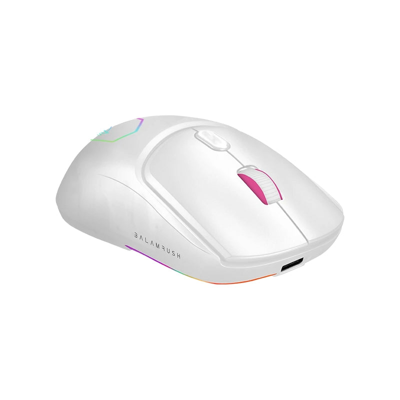 Mouse Gaming Balam Rush Mg959 Rf Inalámbrico Óptico 10000 Dpi Blanco