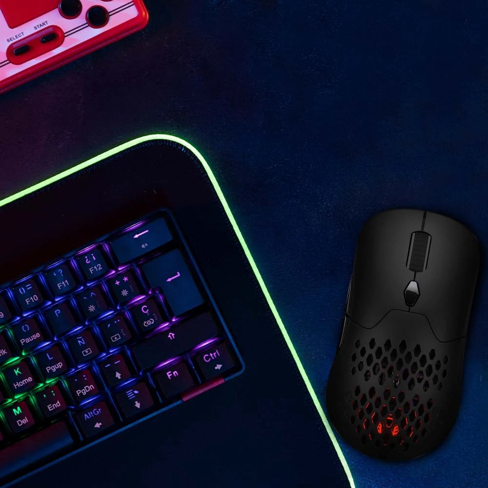 Mouse Gaming Balam Rush Mg979 Gamer Inalámbrico Alto Rendimiento Speeder Perform Conexiones Bluetooth 2.4Ghz Y Usb Botones Switch Huano 10000000 Pulsacione