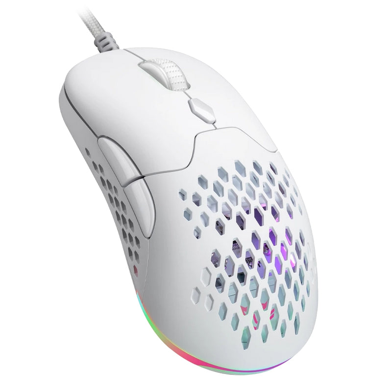 Mouse Gamer Balam Rush Speeder Perform Mg979 / Inalambrico / Alambrico - Bluetooth / 7 Botones + Scroll / Optico / 5000 Dpi Ajustables / Rgb / Carcazas Intercambiables / Blanco / Br-936859