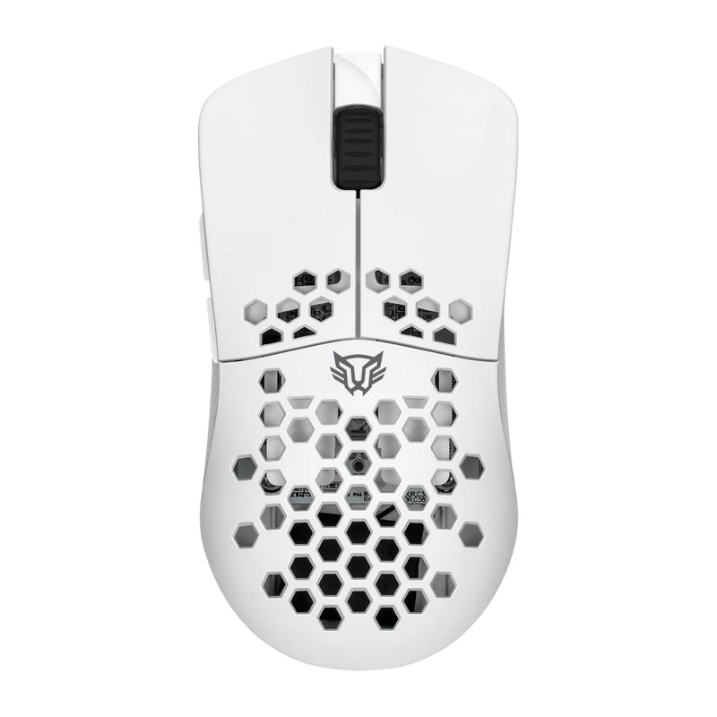 Mouse Gamer Balam Rush Speeder Light Mg969 / Inalambrico Bluetooth / Alambrico - Usb / 7 Botones + Scroll / Optico / 5000 Dpi Ajustables / Iluminacion Rgb / Blanco / Br-936873