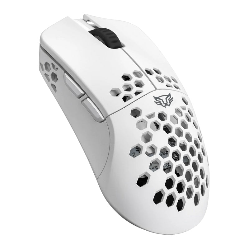 Mouse Gamer Balam Rush Speeder Light Mg969 / Inalambrico Bluetooth / Alambrico - Usb / 7 Botones + Scroll / Optico / 5000 Dpi Ajustables / Iluminacion Rgb / Blanco / Br-936873