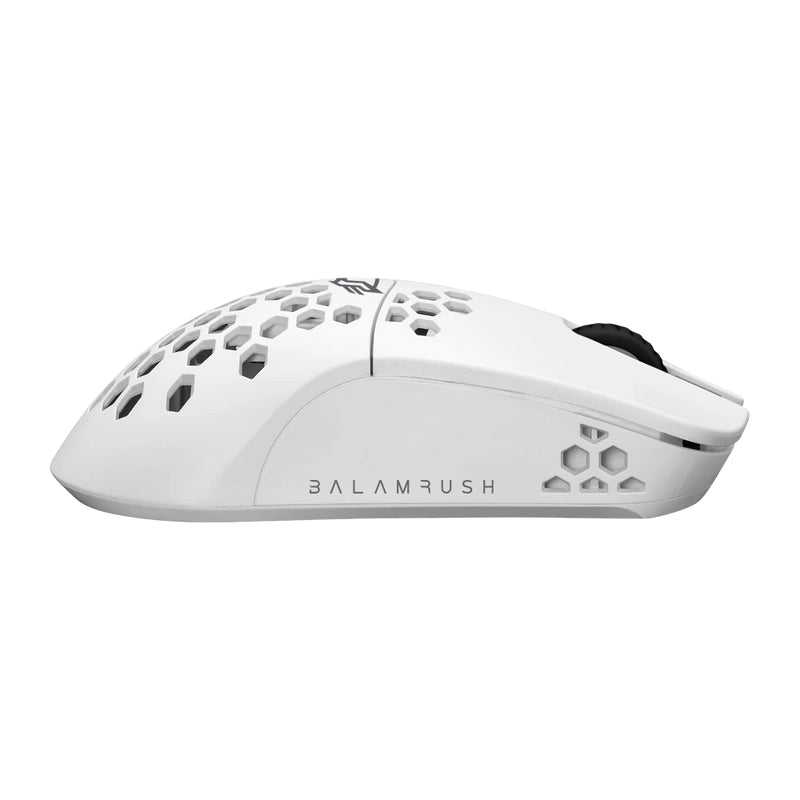 Mouse Gamer Balam Rush Speeder Light Mg969 / Inalambrico Bluetooth / Alambrico - Usb / 7 Botones + Scroll / Optico / 5000 Dpi Ajustables / Iluminacion Rgb / Blanco / Br-936873