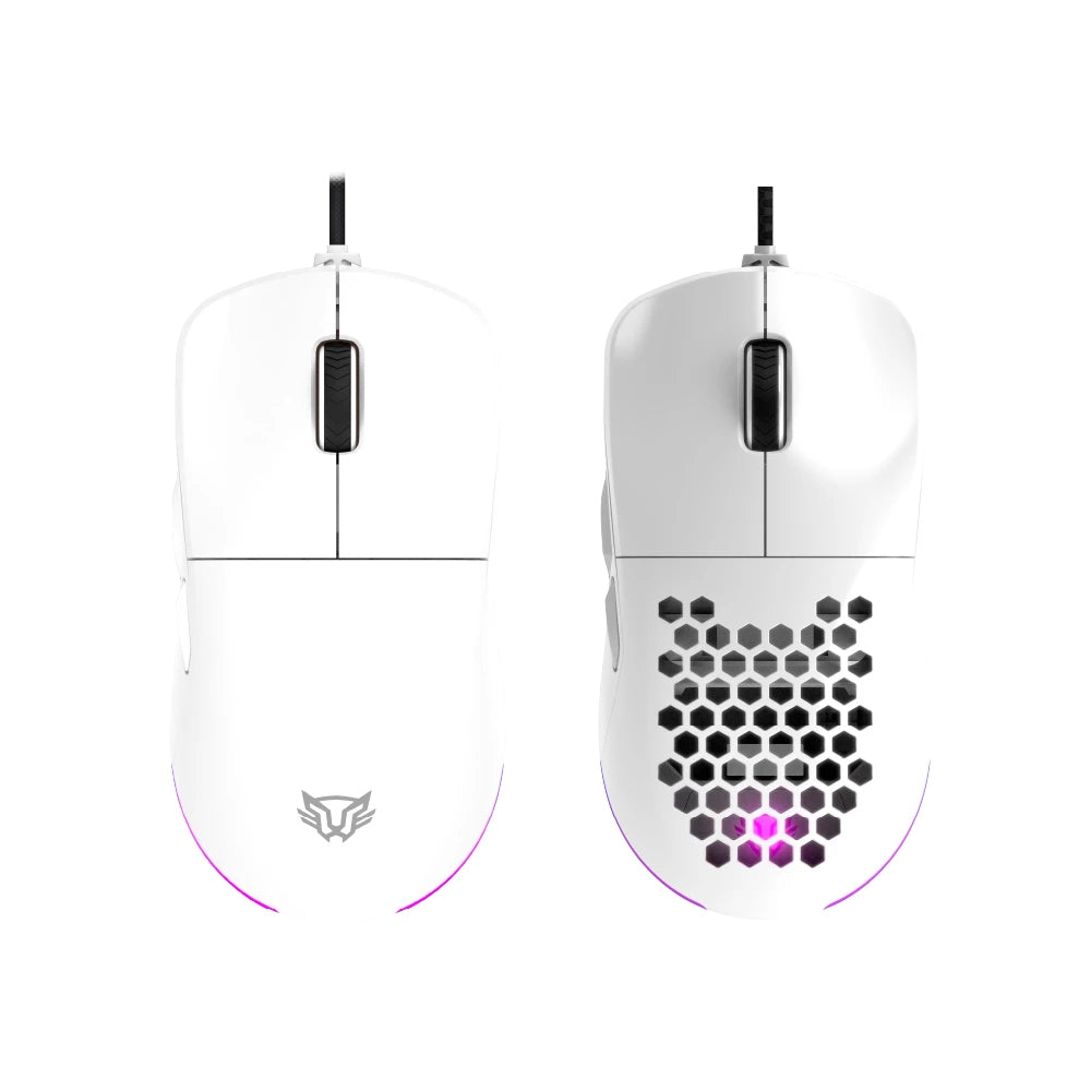 Mouse Gamer Balam Rush Speedr Evo Mg939 / Alambrico Usb / Desplazamiento Ultra Speed / 6 Botones + Scroll / Optico / 12800 Dpi Ajustables / Rgb / Caratulas Intercambiables / Blanco / Br-936897