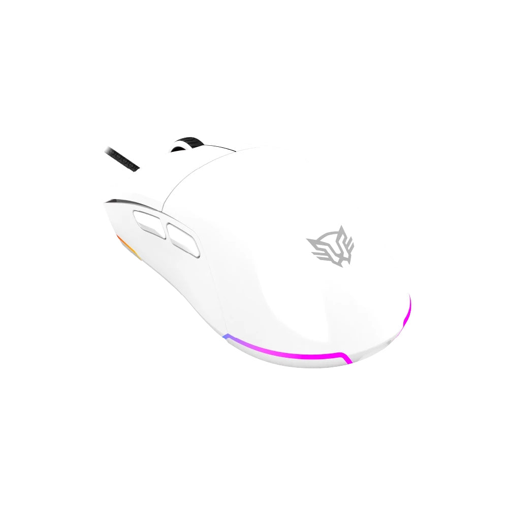 Mouse Gamer Balam Rush Speedr Evo Mg939 / Alambrico Usb / Desplazamiento Ultra Speed / 6 Botones + Scroll / Optico / 12800 Dpi Ajustables / Rgb / Caratulas Intercambiables / Blanco / Br-936897