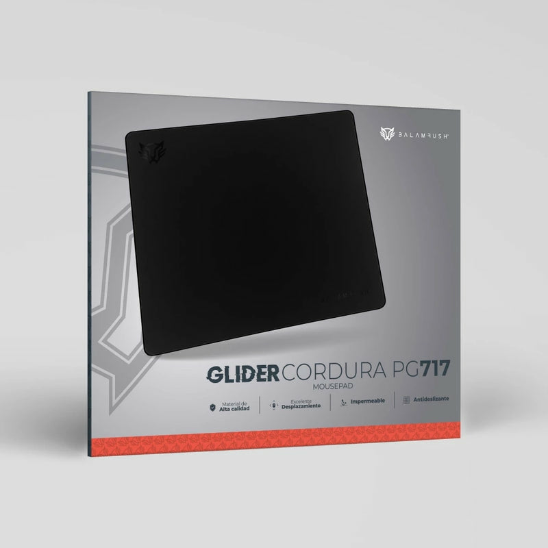 Mousepad Balam Rush Glider Cordura Pg717 / Antideslizante / Impermeable / Medidas 450 X 360 X 3 Mm / Negro / Br-937474