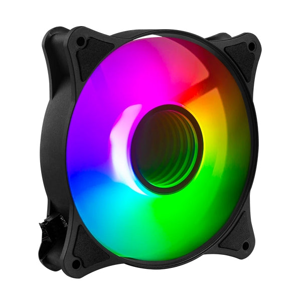 Ventilador Para Pc Balam Rush Eolox Blaze Ex90K / 3 Pz / Flujo De Aire 35.37 Cfm / Silencioso  22.5 D B / 1200 Rpm / 3 Pines Macho Y Hembra / Aura Rgb / Negro / Br-937948