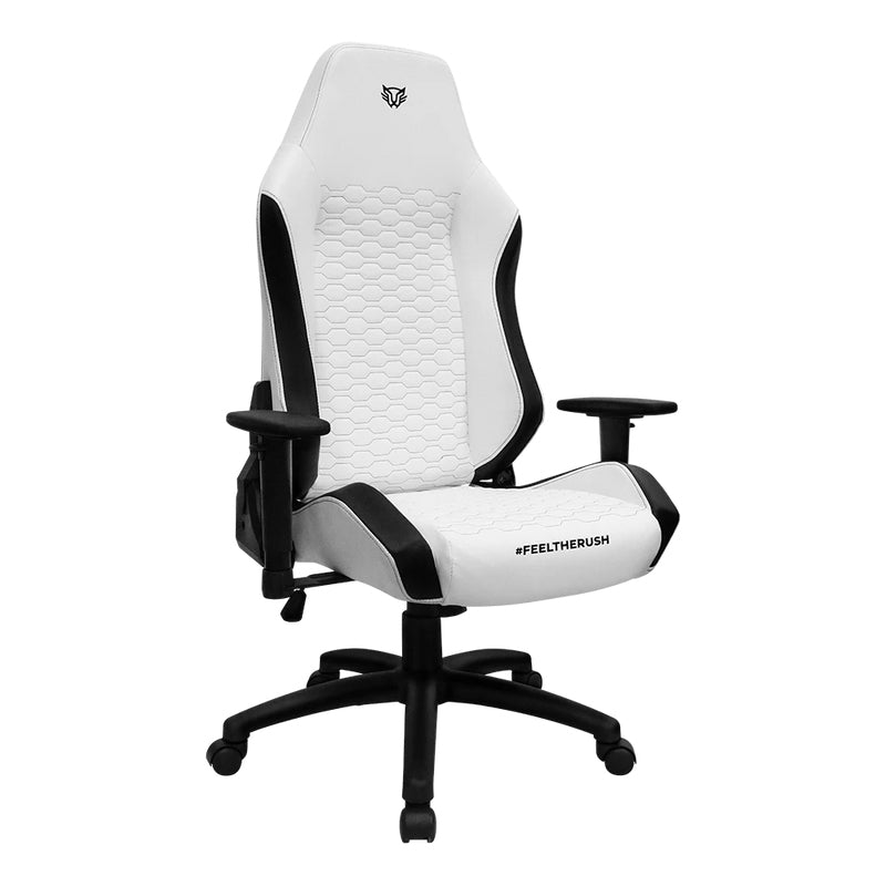 Silla Gamer Balam Rush Thunder Neat / Espuma De Alta Densidad / Inclinacion 180 Grados / Mecanismo De Mariposa / Reposabrazos 2 D / Piston Clase 3 / Hasta 120 Kg Blanco / Ac-11897