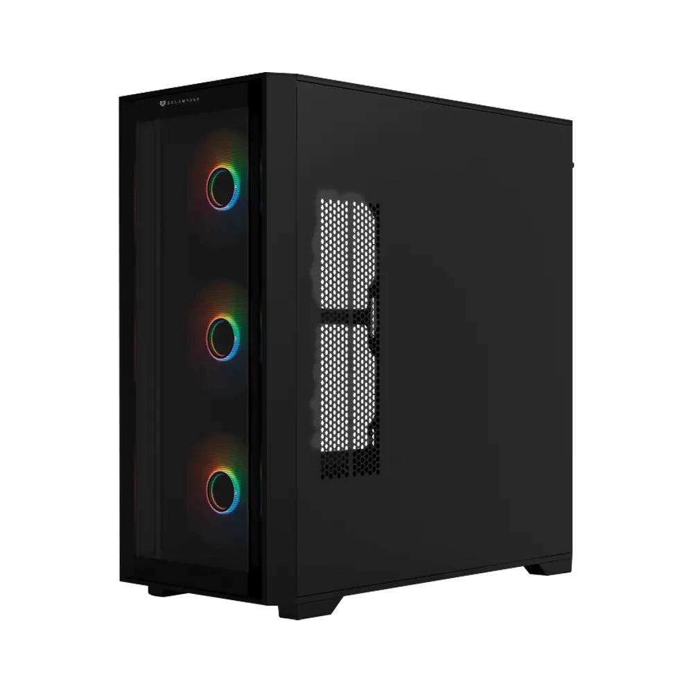 Gabinete Balam Rush Full Torre Carbon 9000/Usb 3.0/2.0/Usb C/4 Vent/Negro (Br-938754)