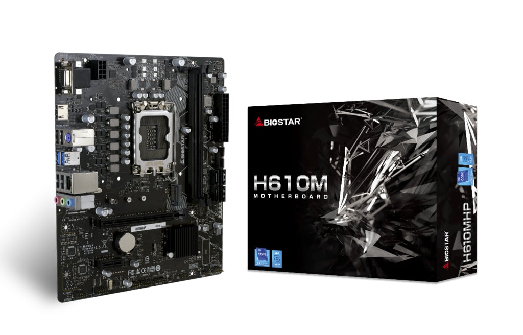 Tarjeta Madre Biostar H610Mhp Sock 1700 Ddr4 3200Mhrz M.2