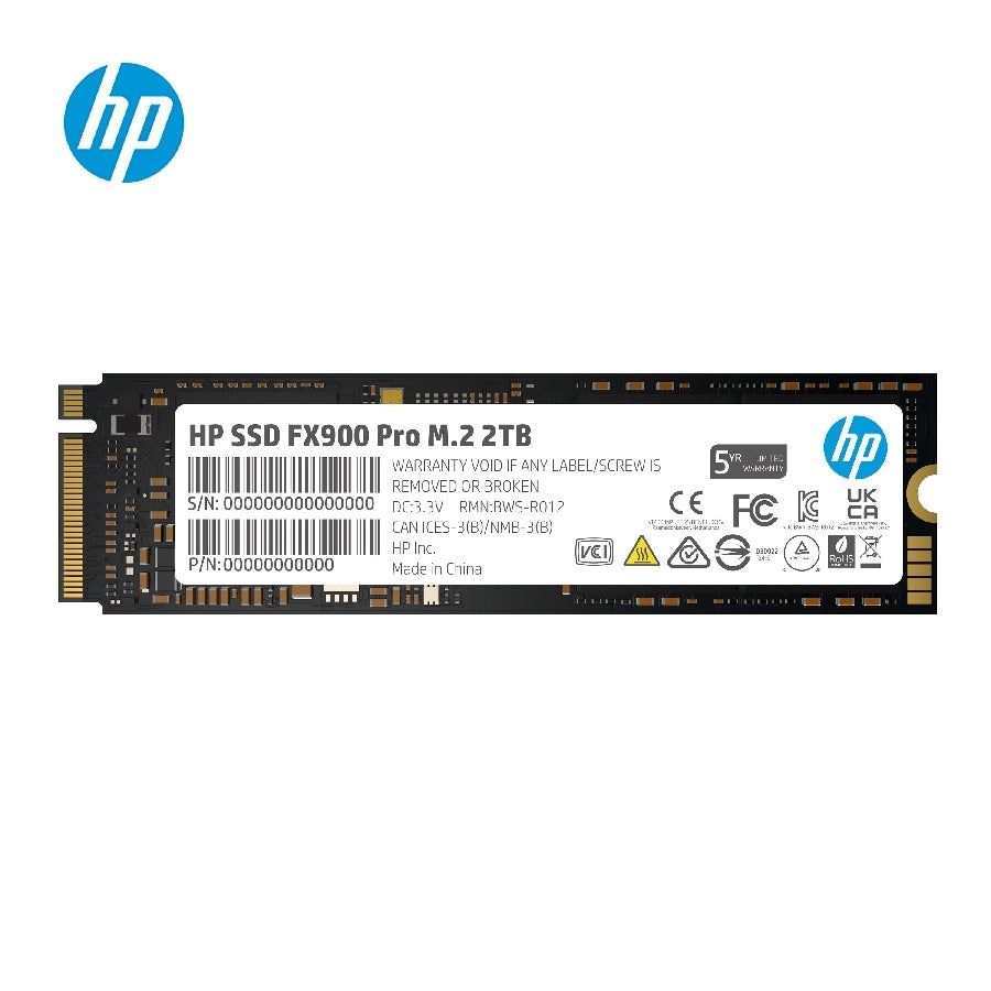 Unidad De Estado Solido Ssd Interno 2Tb Hp Fx900 Pro M.2 2280 Nvme Pcie Gen 4X4 4A3U1Aa