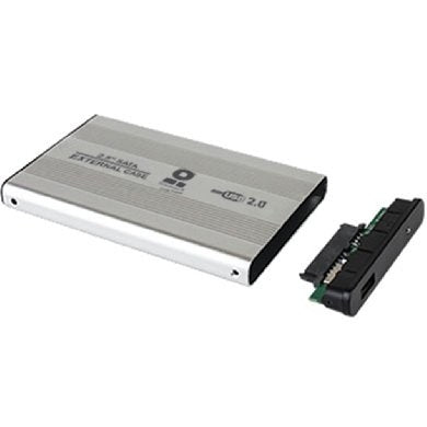 Gabinete 2.5 Inc Sata Usb V2.0 Plata Brobotix