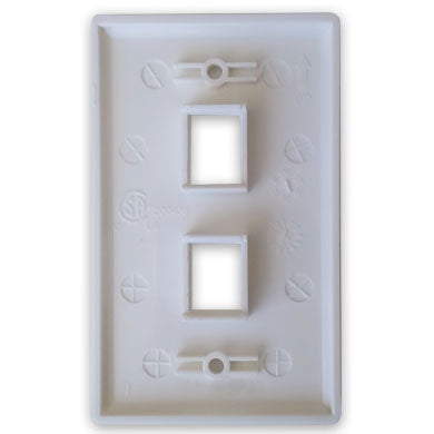 Tapa Faceplate 2 Puertos Bca Br Obotix