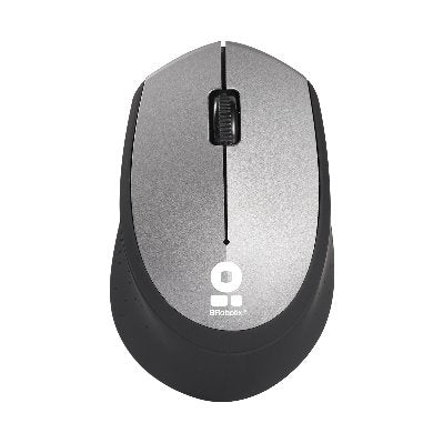 Mouse Brobotix 6000786 Inalámbrico 1000 Dpi Óptico Negro Con Gris