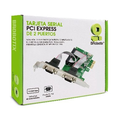 Tarjeta Serial Db9 2 Puertos Pc I Express Brobotix