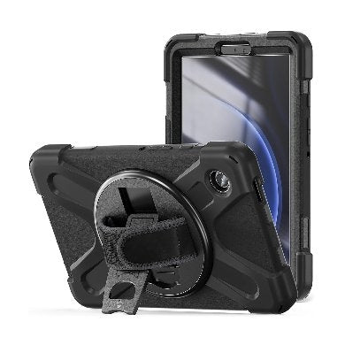 Funda Brobotix 6006597 Protector C/Correa Uso Rudo Giro 360º P/Samsung Galaxy A9 8.7 Pulgadas C/Mica X110/115/117