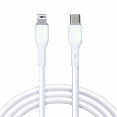 Fastcharge Cable Usb V3.0 Tipo C-Lightning 1 M Blanco