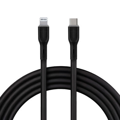 Fastcharge Cable Usb V3.0 Tipo C-Lightning Negro 1 M