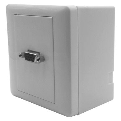 Tapa Con Conector Brobotix 621973 (Faceplate) Svga Puerto Hembra Color Blanco Incluye Caja (621973)