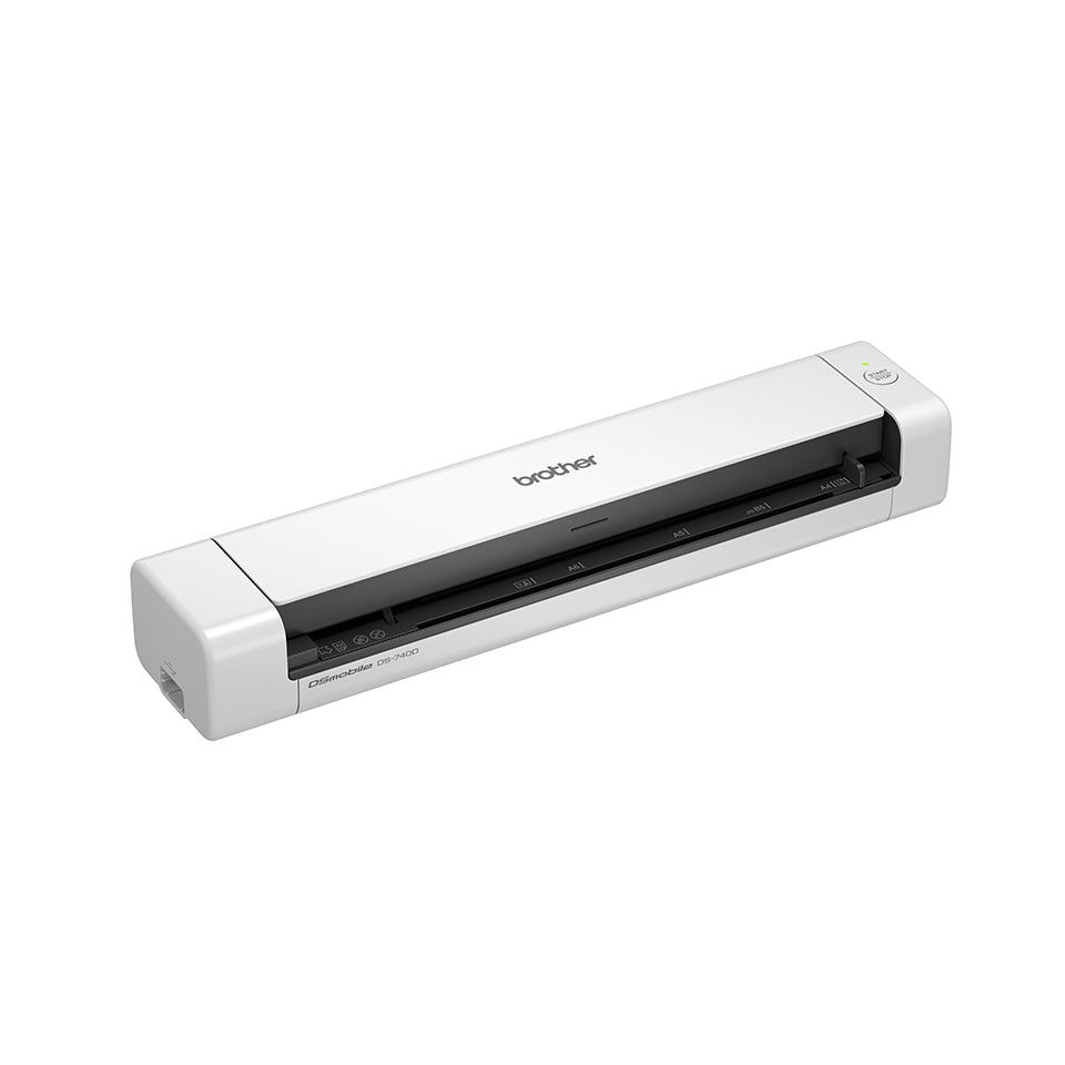 Escaner Brother Ds740D Portatil, Duplex Con Velocidad De 15 Ppm Y 30 Imp, Conectividad Usb 3.0 Alimentador De Paginas U-Path.