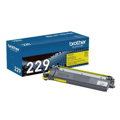 Tóner Brother Tn229Y Toner Amarillo Hasta 1200 Páginas