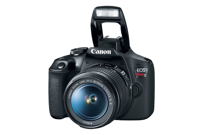 Camara Canon Eos Rebel T7 24.10 Mp C/Lente 18-55Mm, Cmos, Wifi, Nfc, Lcd 3.0 Full Hd