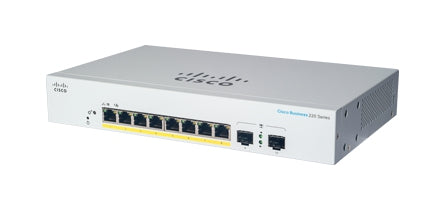 Cbs220 Smart 8-Port Ge Full Po E Ext Ps 2X1G Sfp