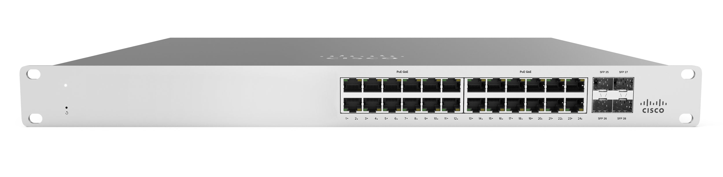 Switch Cisco Meraki 24 Puertos Poe Administrable Desde Nube (Requiere Licenciamieto)