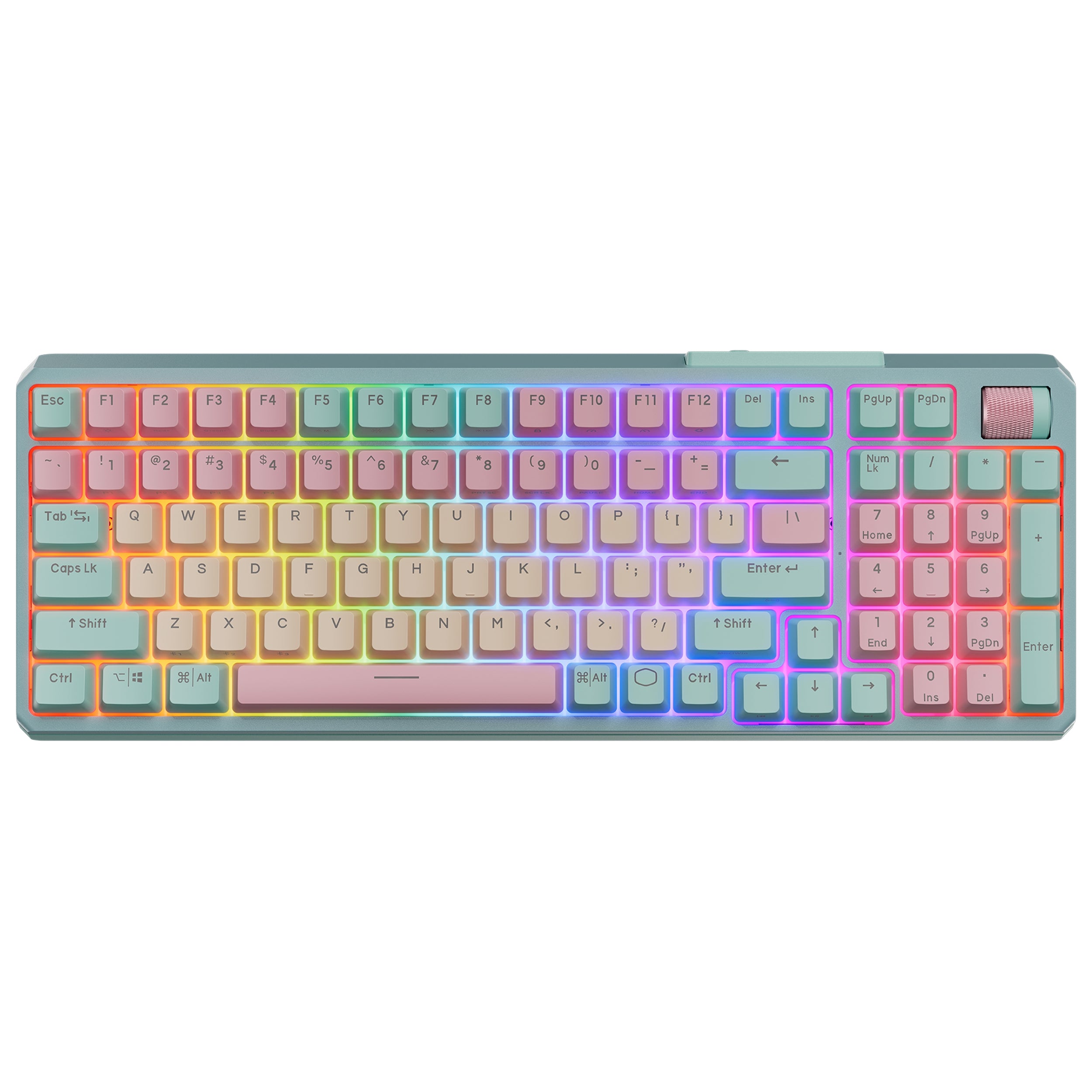 Teclado Inalambrico Híbrido Cooler Master Mk770 Mk-770-Mckr1-Us Macaro