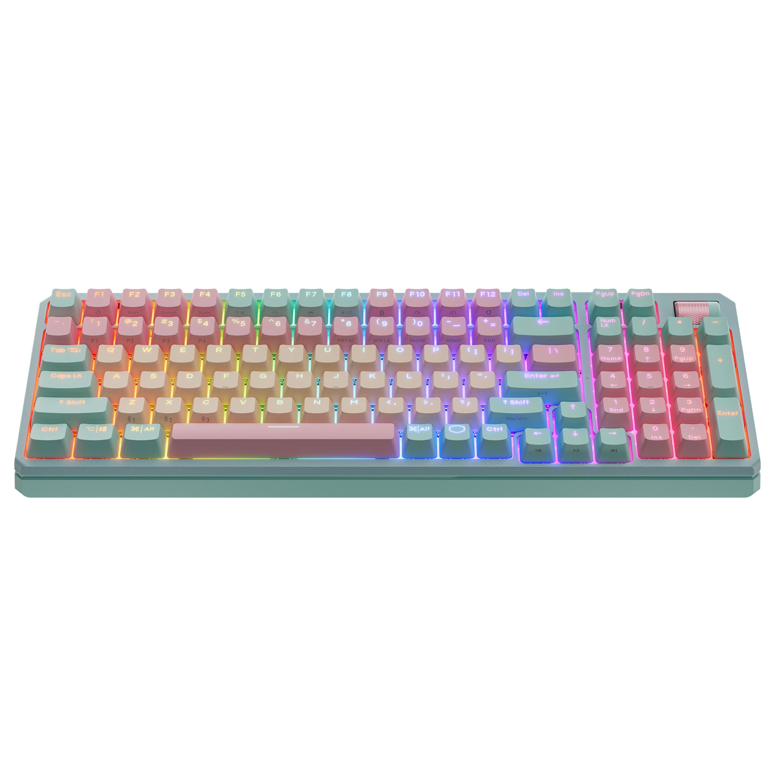 Teclado Inalambrico Híbrido Cooler Master Mk770 Mk-770-Mckr1-Us Macaro