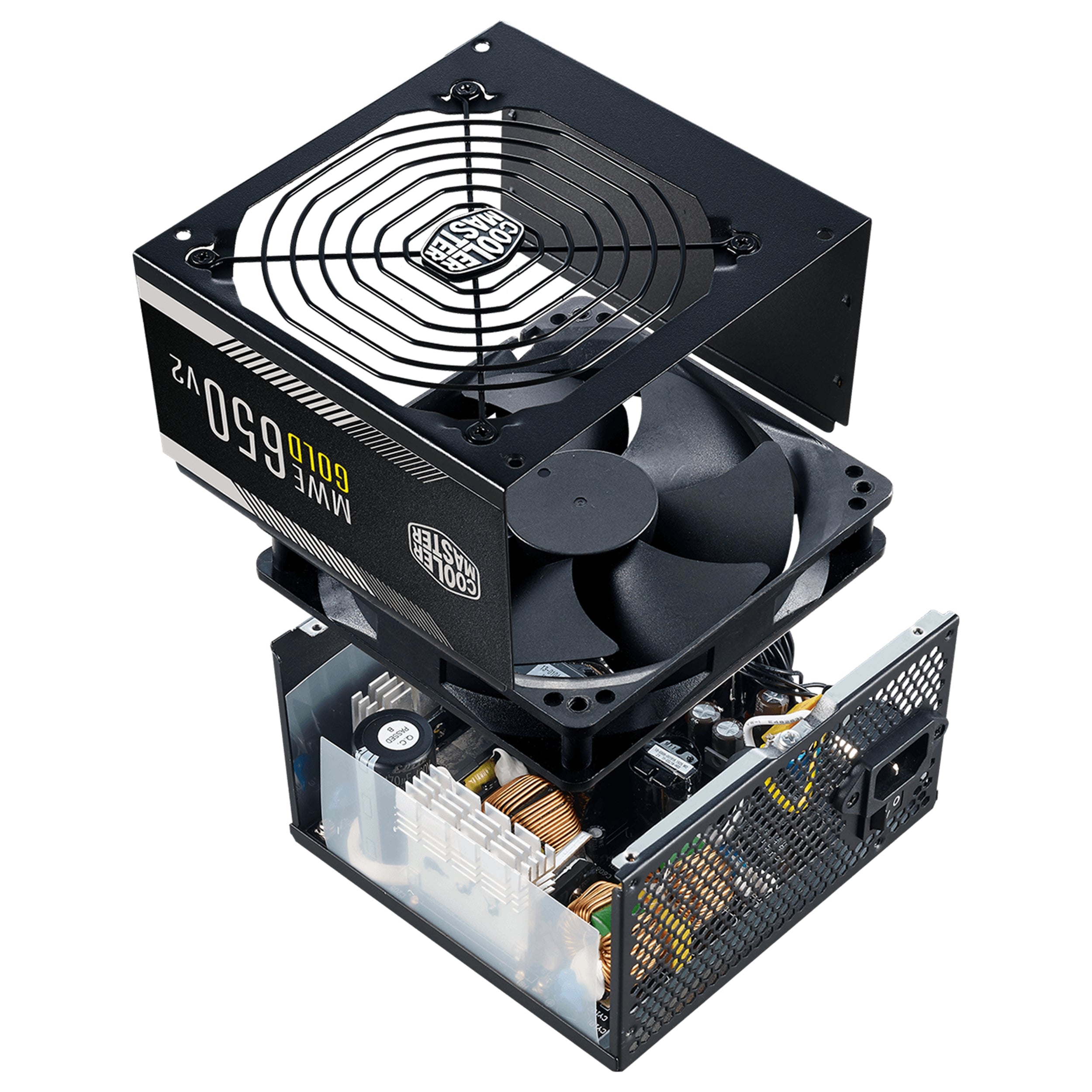 Fuente De Poder Cooler Master Mpe-6501-Acaag-U2 Gaming V2 80 Plus Gold 24-Pin Atx 120Mm 650W Ideal Para Su Uso En Pc/Servidor