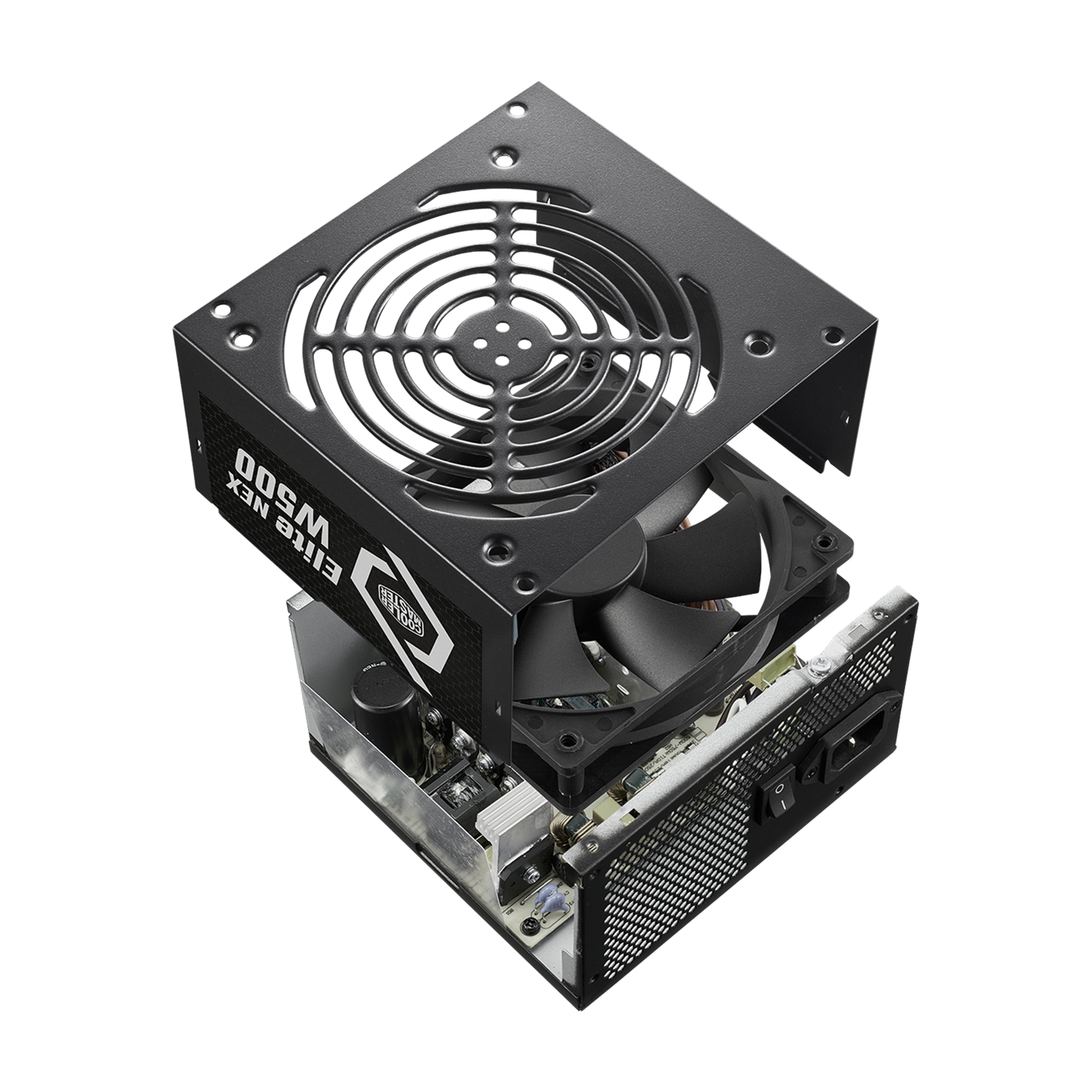 Fuente De Poder Cooler Master Elite Nex White 500W / 80 Plus Certificada / Versión Atx 12V.