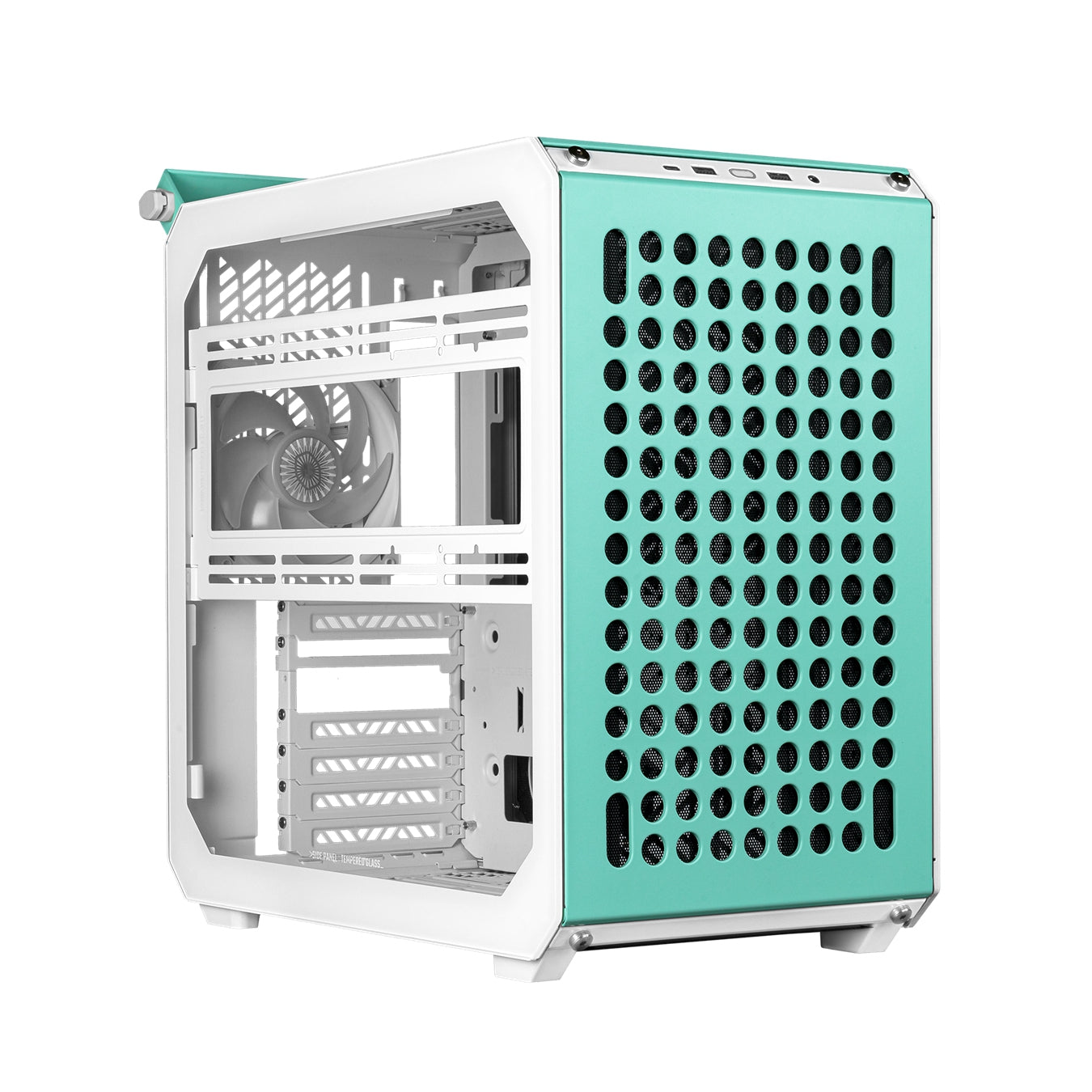 Gabinete Cooler Master Qube 500 Flatpack Macaron Edition/ E-Atx / Atx / Micro Atx / Itx / Psu Sfx/Sfx-L/ Atx Menta/Rosa/Crema