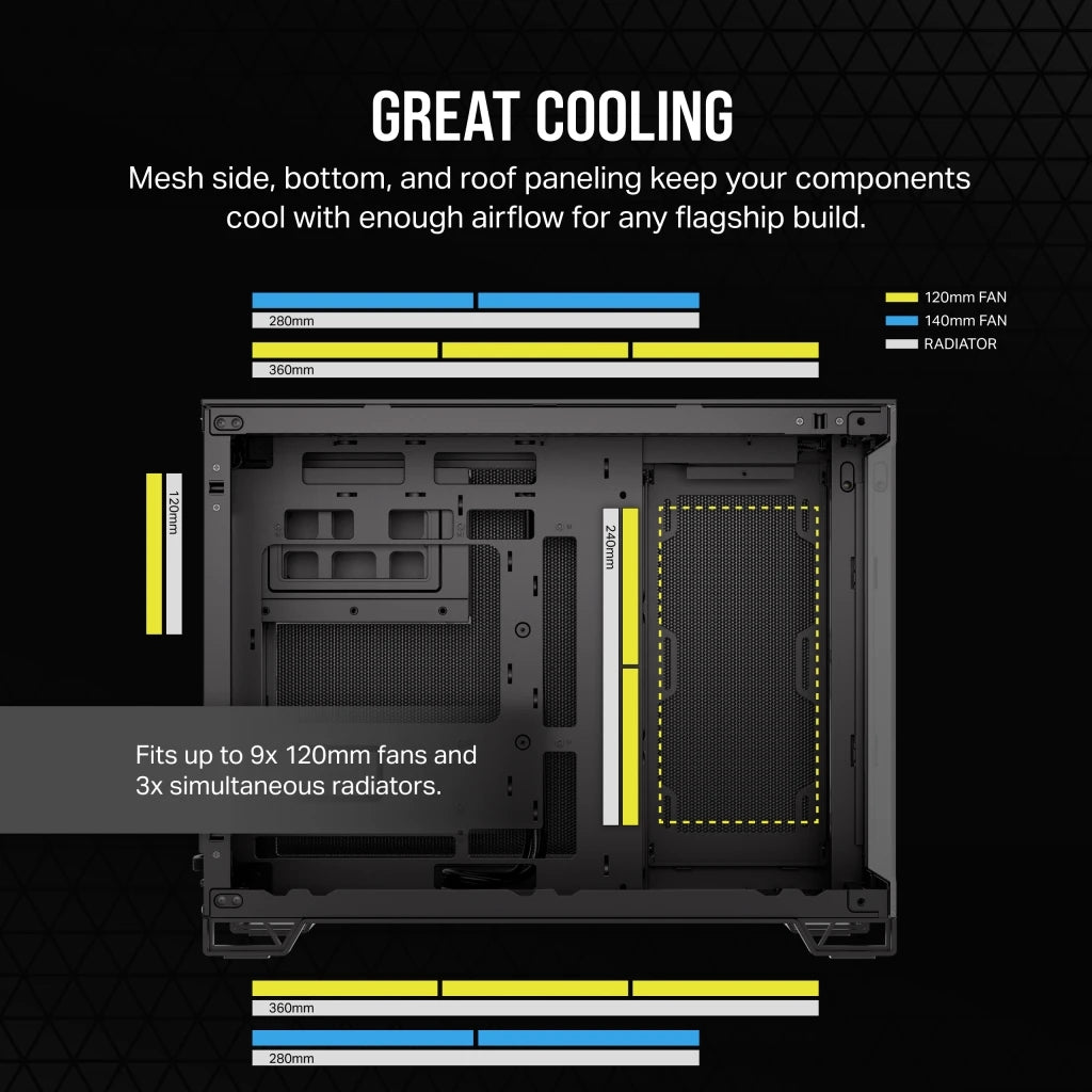 Gabinetes Para Computadoras Corsair Cc-9011265-Ww