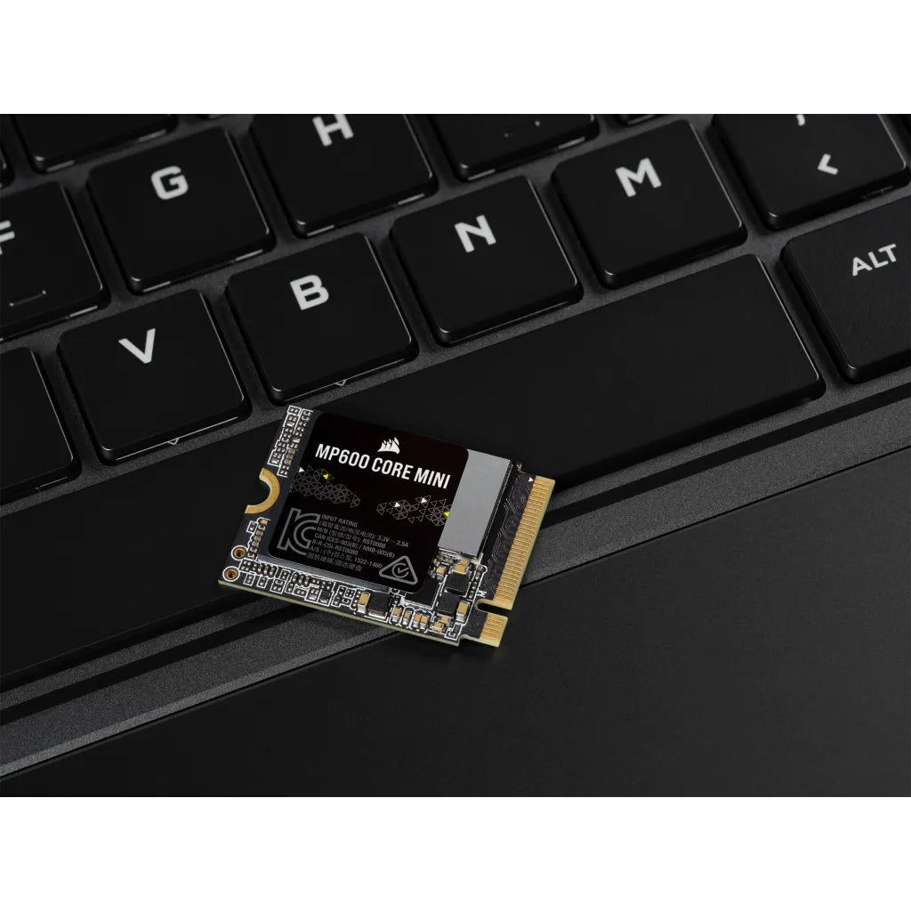 Unidad De Estado Solido Interno Corsair Mp600 Core Mini 1Tb  M.2 2230 Nvme Pcie Gen 4X4  Lectura  5000Mb/S Escrit 3800Mb/S  (Cssd-F1000Gbmp600Cmn)