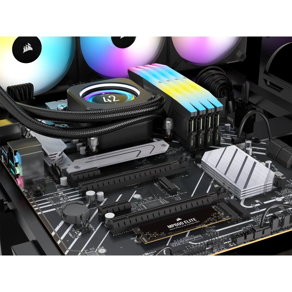 Unidad De Estado Solido Interno Corsair Mp600 Elite 1Tb M.2 2280  Nvme Pcie Gen 4 Lectura 7000Mb/S Escrit 6200Mb/S Sin Disipador  (Cssd-F1000Gbmp600Enh)