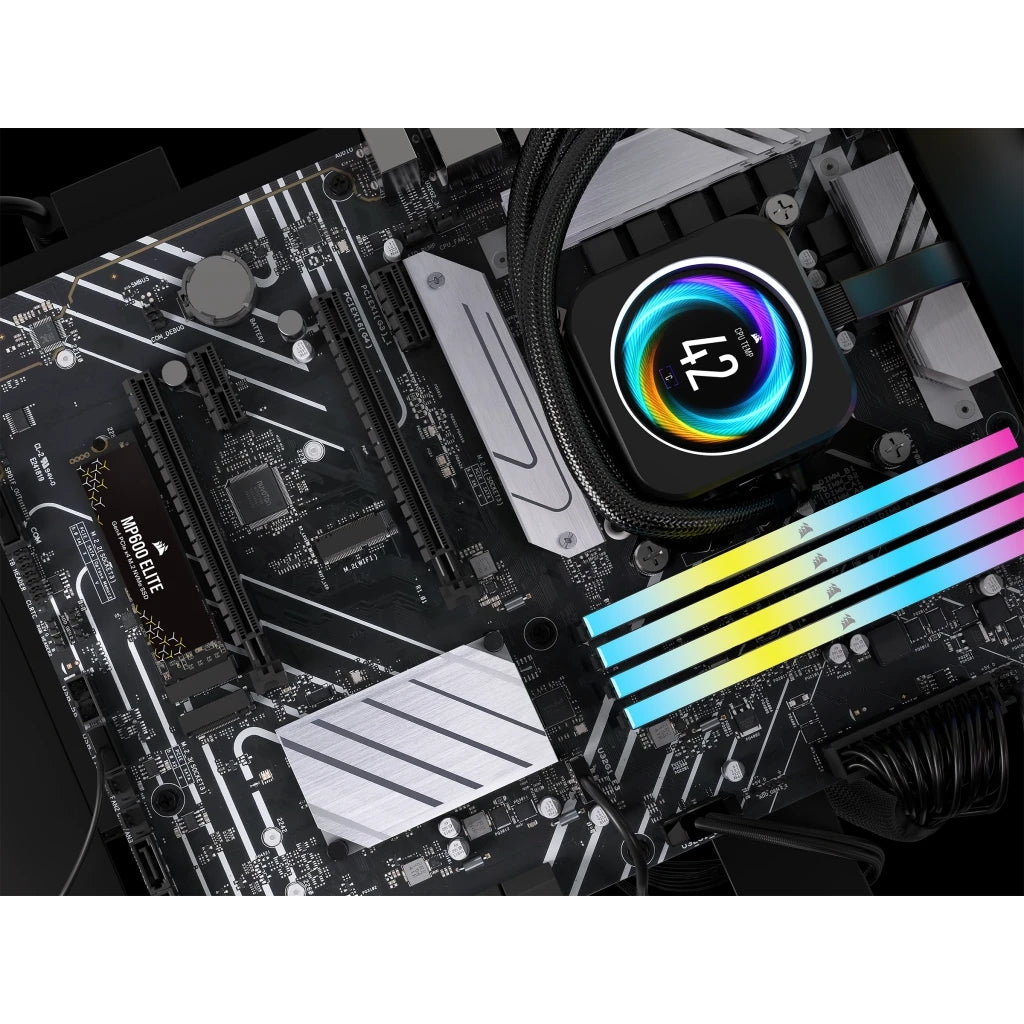 Unidad De Estado Solido Interno Corsair Mp600 Elite 1Tb M.2 2280  Nvme Pcie Gen 4 Lectura 7000Mb/S Escrit 6200Mb/S Sin Disipador  (Cssd-F1000Gbmp600Enh)