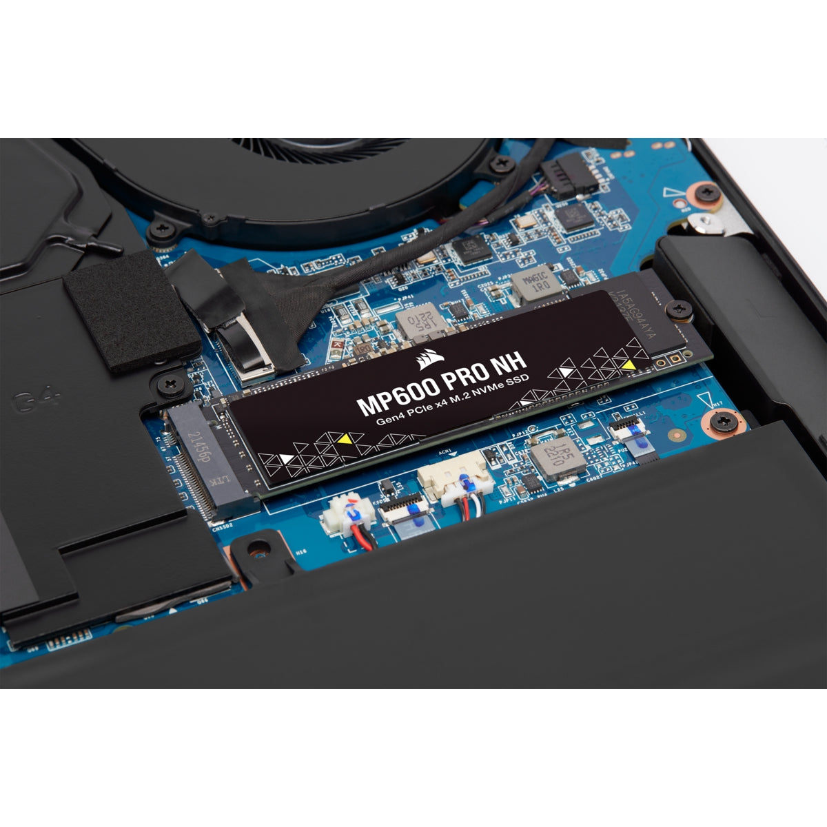 Unidad De Estado Solido Interno Corsair Mp600 Pro Nh 4Tb  M.2 2280 Nvme Pcie Gen 4X4 Lectura 7000Mb/S Escrit 6500Mb/S Sin Disipador  (Cssd-F4000Gbmp600Pnh)