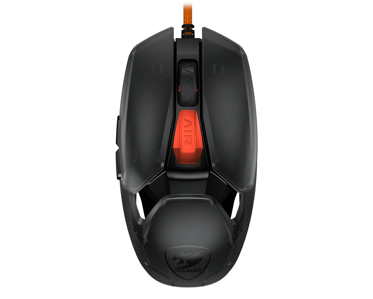 Mouse Cougar 3M487Wonb.0001 Airblader Tournament Negro (3M487Wonb.0001) Optico20000Dpi6Botones650Ips Alambrico