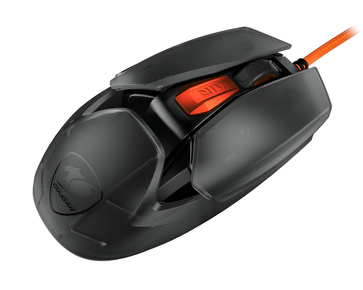 Mouse Cougar 3M487Wonb.0001 Airblader Tournament Negro (3M487Wonb.0001) Optico20000Dpi6Botones650Ips Alambrico