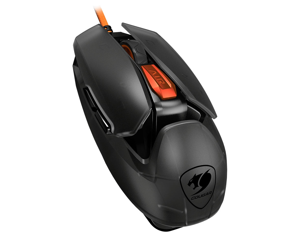 Mouse Cougar 3M487Wonb.0001 Airblader Tournament Negro (3M487Wonb.0001) Optico20000Dpi6Botones650Ips Alambrico