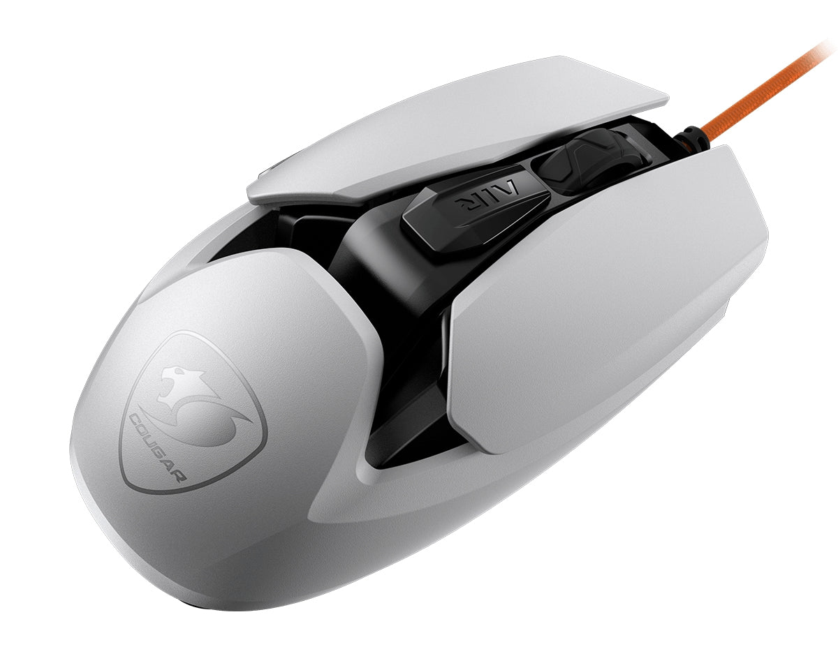 Mouse Cougar 3M487Wonw.0001 Airblader Tournament Blanco (3M487Wonw.0001) Optico20000Dpi6Botones650Ips Alambrico